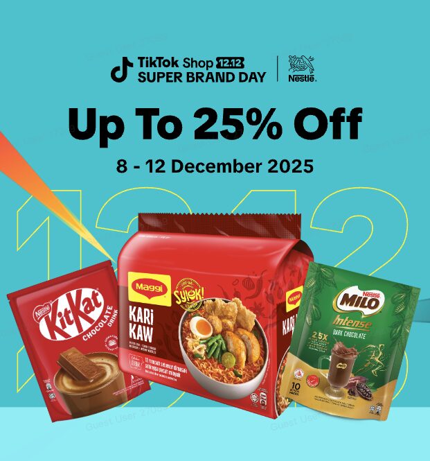 TikTok Shop 12.12 Kembali! Diskaun Luar Biasa, Free Shipping Tanpa Had Dan Giveaway Sampai 50%!